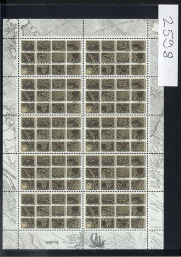 Bund, Michel Nr. 2598 Zehnerbogen postfrisch - Martin Waldseemüller