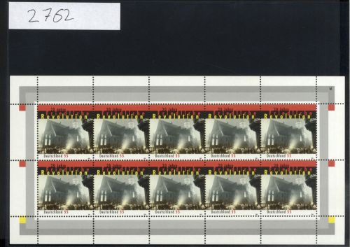 Bund, Michel Nr. 2762 Zehnerbogen postfrisch - Friedliche Revolution