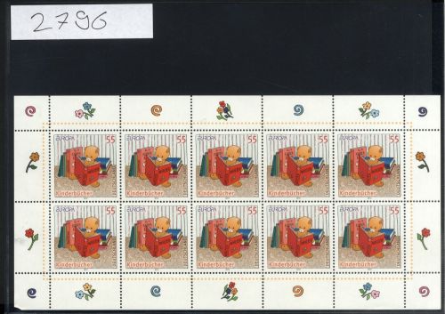 Bund, Michel Nr. 2796 Zehnerbogen postfrisch - Kinderbücher
