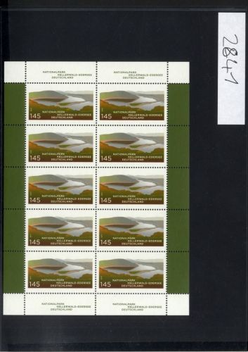 Bund, Michel Nr. 2841 Zehnerbogen postfrisch - Kellerwald-Edersee