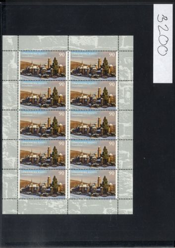 Bund, Michel Nr. 3200 Zehnerbogen postfrisch - Löwenburg