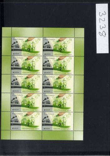 Bund, Michel Nr. 3238 Zehnerbogen postfrisch - Umweltbewusst leben