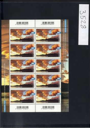 Bund, Michel Nr. 3528 Zehnerbogen postfrisch - Lentikulariswolken