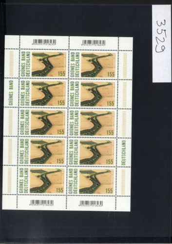 Bund, Michel Nr. 3529 Zehnerbogen postfrisch - Grünes Band Deutschland