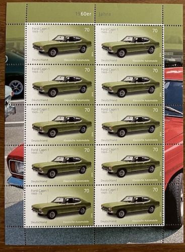 Bund, Michel Nr. 3202 Zehnerbogen postfrisch - Ford Capri