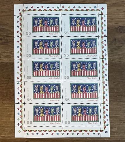 Bund, Michel Nr. 2644 Zehnerbogen postfrisch - Rizzi Grußmarken Alles Gute