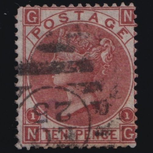 Großbritannien MiNr. 32 Pl. 1 gestempelt – Königin Viktoria 1.7.1867