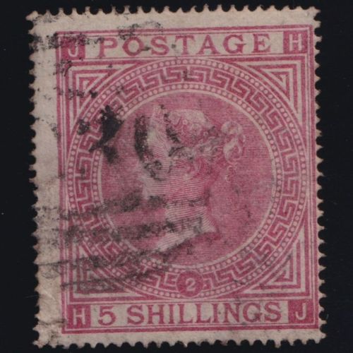 Großbritannien MiNr. 35 Pl. 2 J-H, H-J gestempelt – Königin Viktoria Wz. 7