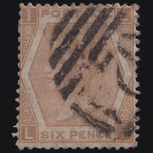 Großbritannien MiNr. 38 Pl. 12 gestempelt – Königin Viktoria 24.8.1872