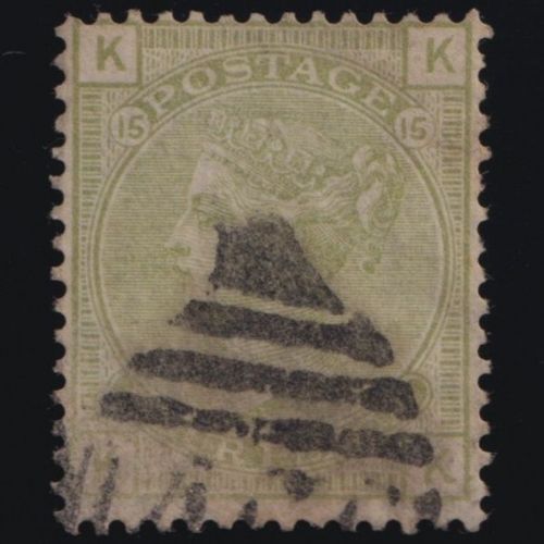 Großbritannien MiNr. 48 Pl. 15 gestempelt – Königin Viktoria 12.3.1877