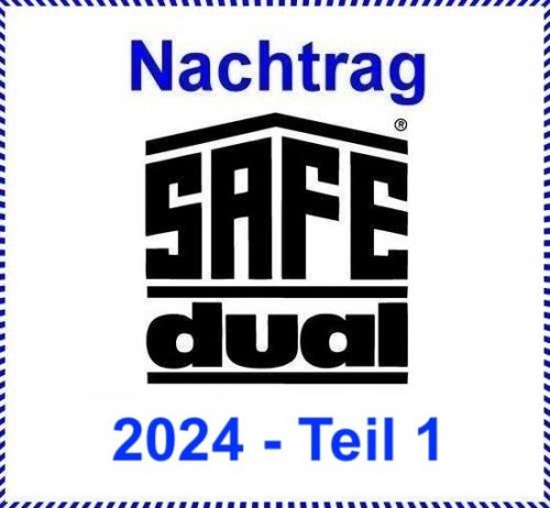 SAFE dual Nachtrag Briefmarken Deutschland 2024 - Teil 1