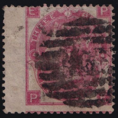 Großbritannien MiNr. 23 Pl. 4 mit Breitrand gestempelt – Königin Viktoria