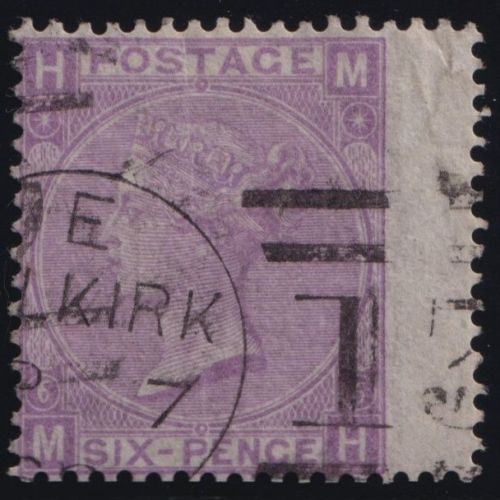 Großbritannien MiNr. 29 Pl. 6 mit Breitrand gestempelt – Königin Viktoria