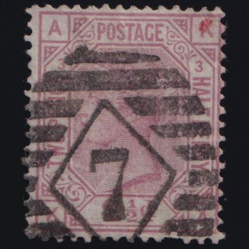 Großbritannien MiNr. 47 Pl. 3 gestempelt – Königin Viktoria 1.5.1876