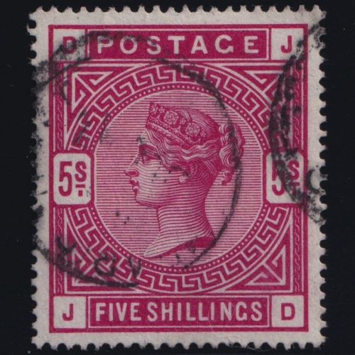 Großbritannien MiNr. 83 J-D gestempelt – Königin Viktoria Postage & Revenue
