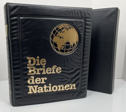 NUMISBRIEFE aus aller Welt - Album mit 22 Numisbriefen inkl. Kassette