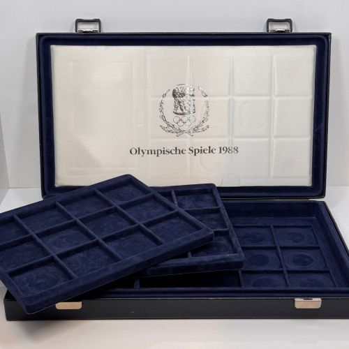 MDM Münzkassette Schatulle "Olympische Spiele 1988" gebraucht