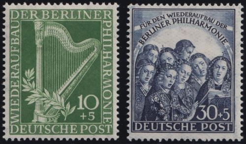 Berlin, Michel Nr. 72-73 ungebraucht - Berliner Philharmonie