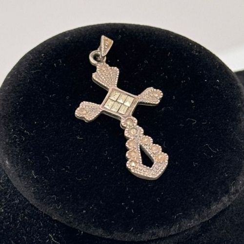 KREUZ Anhänger 925 SILBER 2,57g (36 x 20 mm) Kettenanhänger