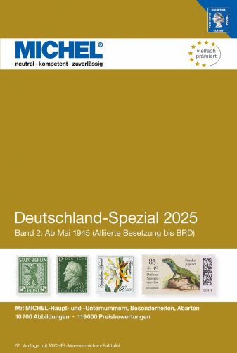 MICHEL Deutschland Spezial Katalog 2025 - Band 2
