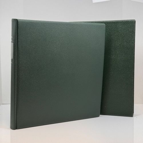 Lindner Ringbinder Grün altes System mit Kassette 18-Loch System - gebraucht