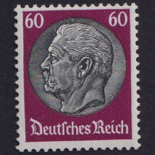 Deutsches Reich, Nr. 493 / 60 Pf. Hindenburg postfrisch, geprüft Schlegel BPP