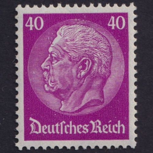 Deutsches Reich, Nr. 491 / 40 Pf. Hindenburg postfrisch, geprüft Schlegel BPP