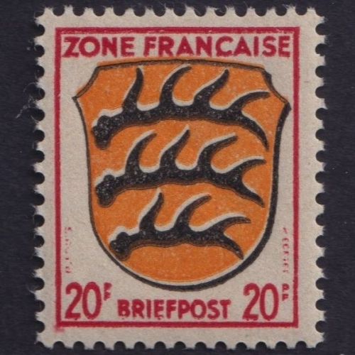 Französische Zone Allgemeine Ausgabe - Michel Nr. 8 bx postfrisch, geprüft Straub BPP