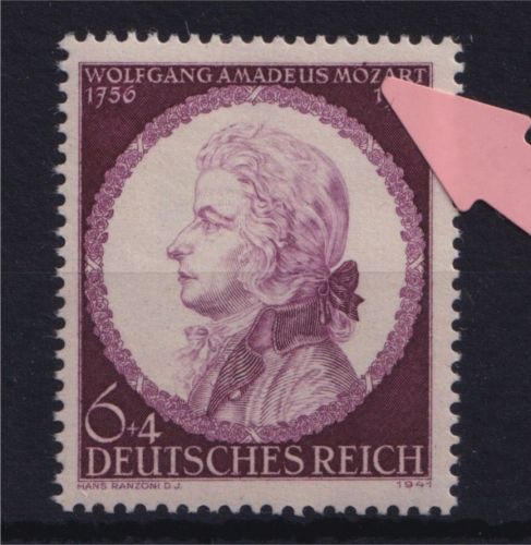 Deutsches Reich, Michel Nr. 810 PF II Plattenfehler postfrisch