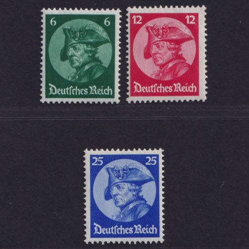 Deutsches Reich, Michel Nr. 479-481 postfrisch - Friedrich der Große