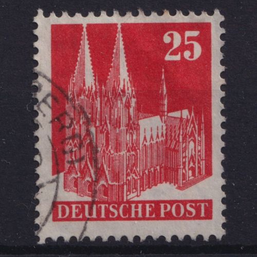 Bizone, MiNr. 87 IV WA | 25 Pfg. gestempelt