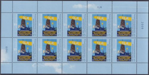 Bund MiNr. 2740 Zehnerbogen postfrisch – 100 Jahre ILA Luft- und Raumfahrt