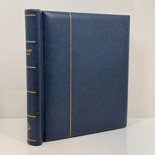 LEUCHTTURM Klemmbinder Blau wattiert - Aufdruck "Deutschland Bundesrepublik"