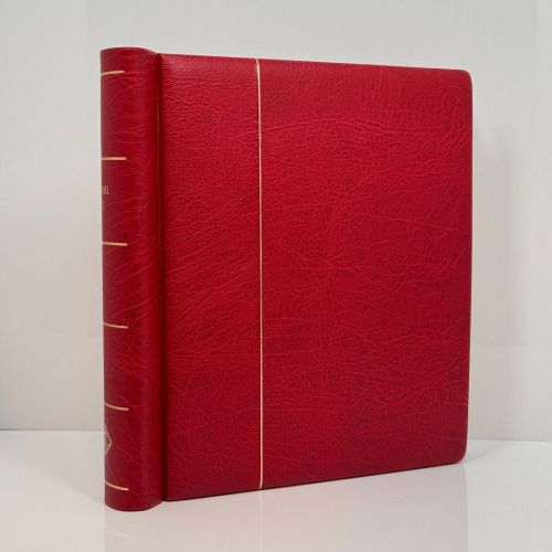 LEUCHTTURM Klemmbinder Rot wattiert - Aufdruck "ISRAEL I" gebraucht