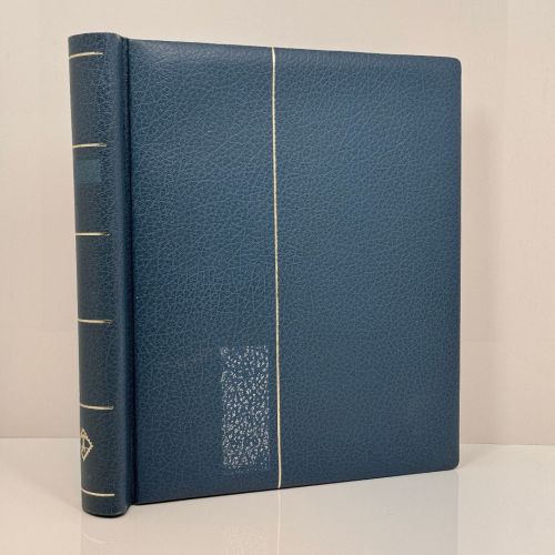 LEUCHTTURM Klemmbinder Blau unwattiert - ohne Aufdruck mit Mängeln