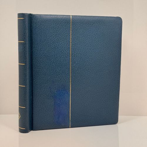 LEUCHTTURM Klemmbinder Blau unwattiert - ohne Aufdruck mit Mängeln