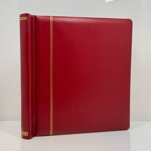 SCHAUBEK Klemmbinder Leder Rot - hochwertig und exklusiv! - gebraucht