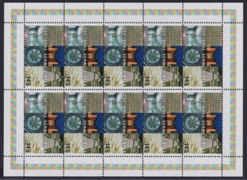 Bund, Michel Nr. 3204 Zehnerbogen postfrisch - 1250 Jahre Schwetzingen