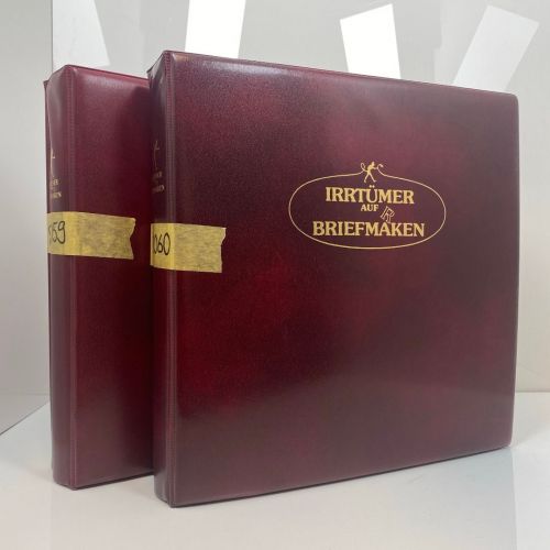 IRRTÜMER AUF BRIEFMARKEN Motivsammlung mit über 160 Seiten aus Abo im Ringbinder