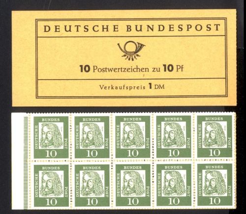 Bund MH 7 a II RLV IVb, enge Deckelperforation 25 Kerben, Rand-Typ B, geöffnet
