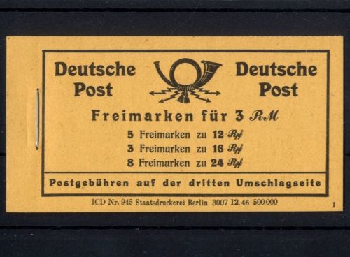 All. Besetzung - Gemeinschaftsausgaben Markenheftchen MH 50 RLV VI postfrisch