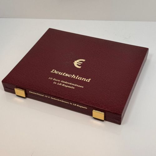 Münzkassette Schatulle für verkapselte 10 Euro Münzen Gedenkmünzen – gebraucht