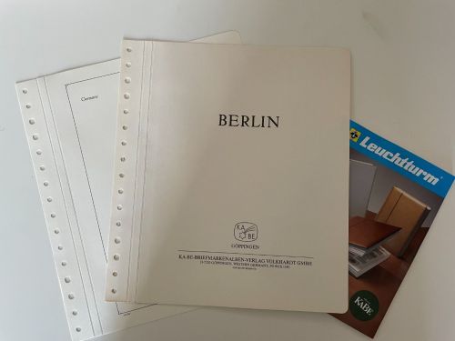 KABE OF Vordruck Berlin 1948-1959 mit Schutztaschen – gebraucht