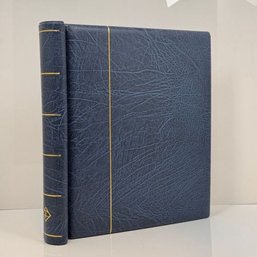 LEUCHTTURM Klemmbinder Blau wattiert – ohne Aufdruck – gebraucht