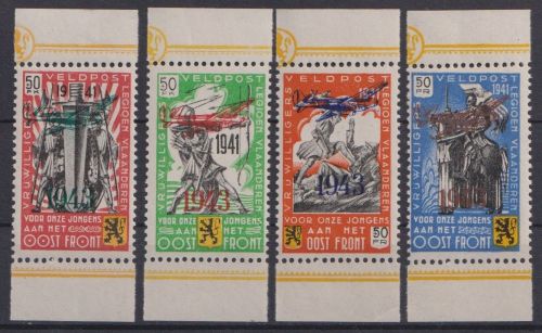 Flämische Legion, Mi.Nr. V-VII, Ostfront postfrisch - MNH