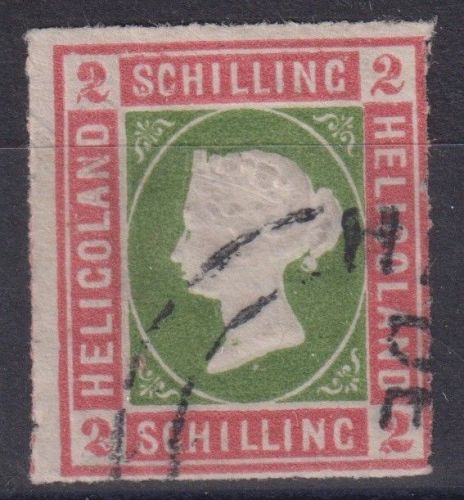 Helgoland 1867 - MiNr. 3 gestempelt - 2 S Königin Viktoria