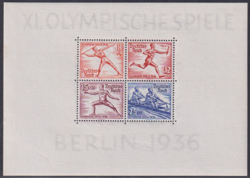 Deutsches Reich, Block 6 postfrisch - 1936 Olympische Spiele 1936