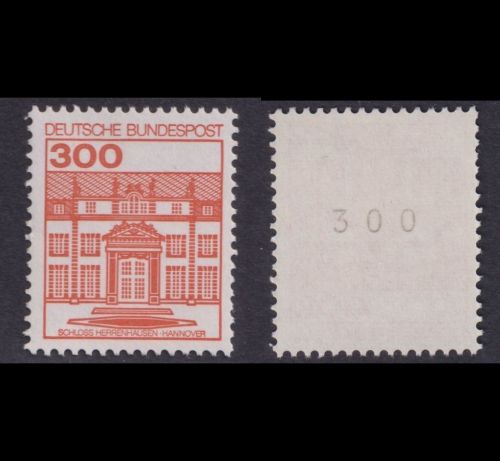 Bund, Michel Nr. 1143 AII RA EZM Letterset postfrisch Rollenanfang 300