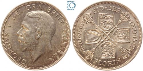 Großbritannien 1 Florin 1936 3rd issue | George V. (1910-1936) - Erhaltung!