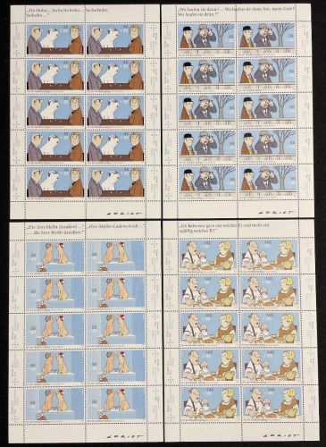 Bund Nr. 2836 - 2839 Zehnerbogen postfrisch - LORIOT 2011 - kompletter Satz